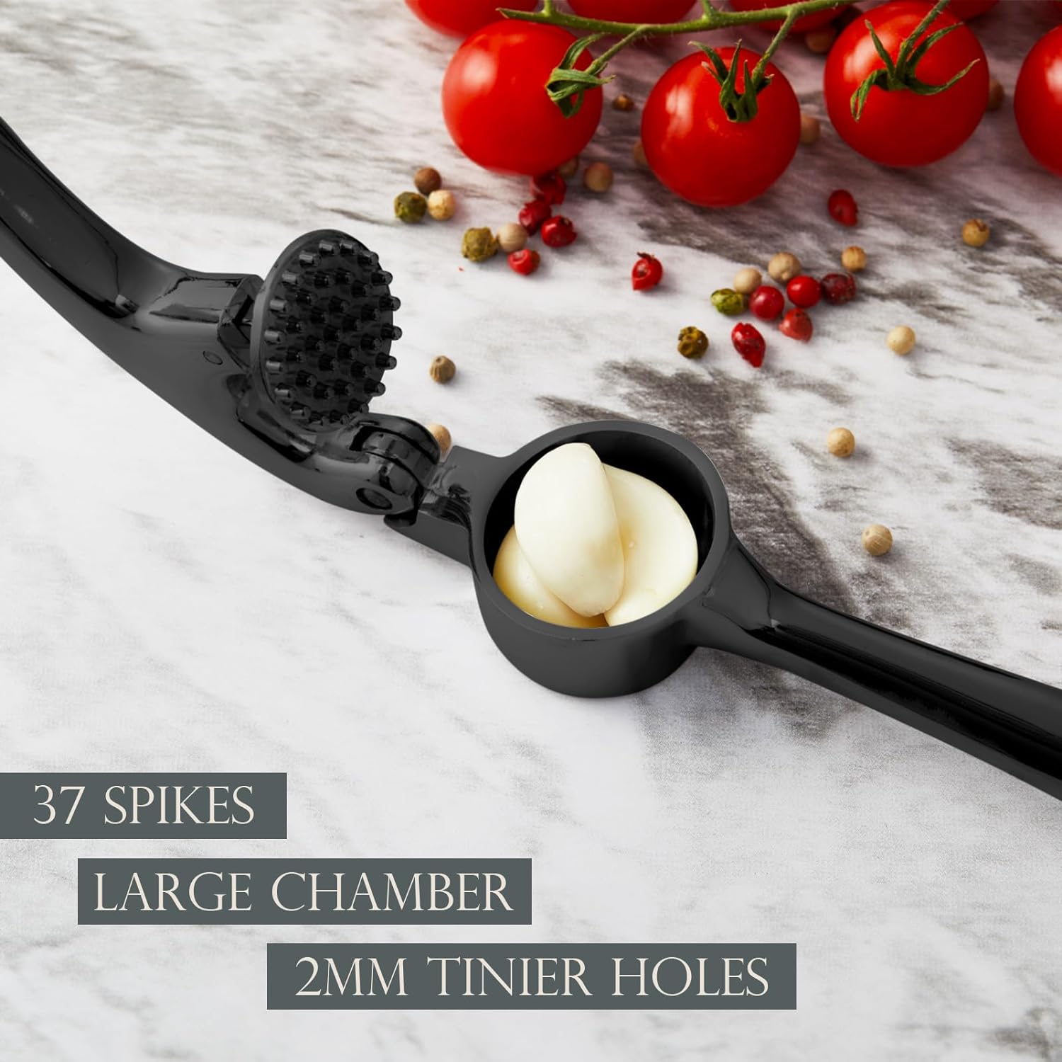 Garlic Press With Studs, Garlic Mincer, Ginger Crusher, Garlic Crusher Garlic Press With Studs, Garlic Mincer, Ginger Crusher, Garlic Crusher